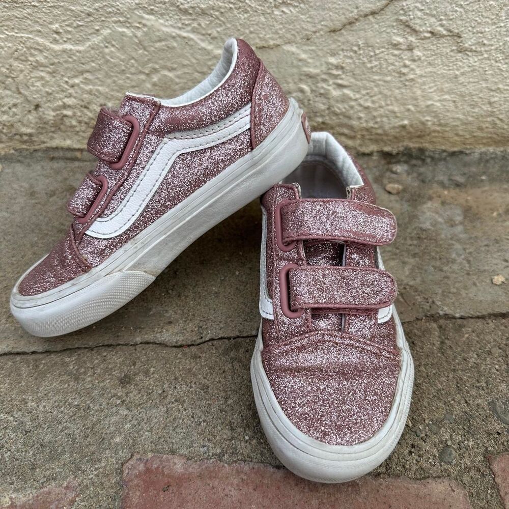 Vans Women's Pink Glitter Trainers
